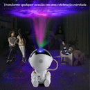 Projetor Astronauta Space de Estrelas Galaxy Night Light