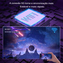 Mini Projector For iPhone Portable 4K HD 1080 Projector 5G WiFi/Bluetooth para iOS/Android/PC/TV Stick/HDMI/AV/USB Indoor Outdoor