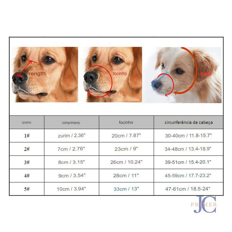 Focinheira para cães focinheira de silicone