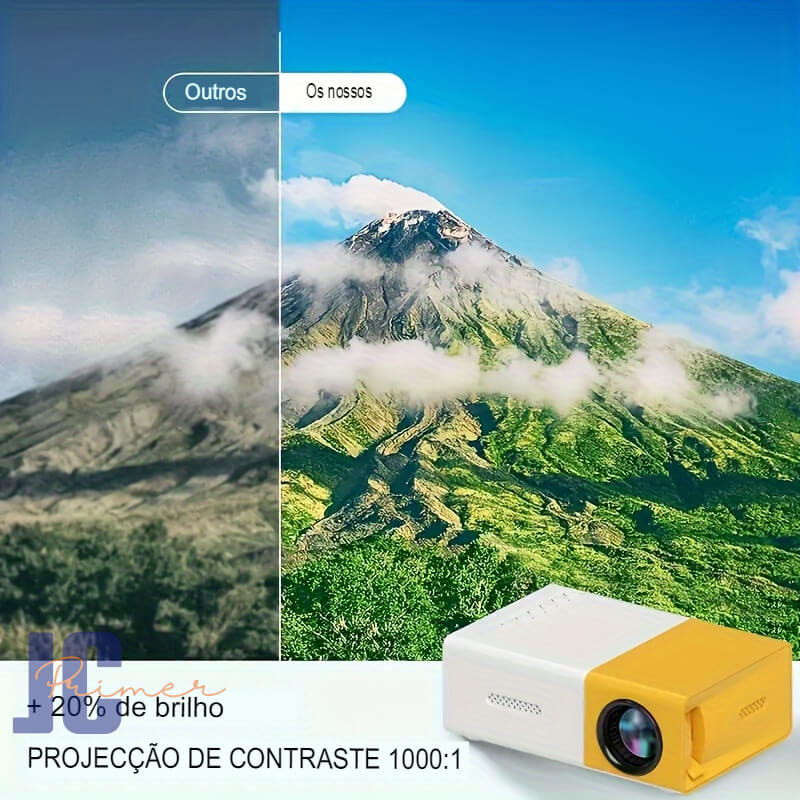 Mini Projetor Portátil Hdmi 1080p 600 Lúmens Cinema Tv Pc Hd