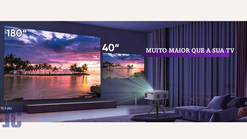 Mini Projector For iPhone Portable 4K HD 1080 Projector 5G WiFi/Bluetooth para iOS/Android/PC/TV Stick/HDMI/AV/USB Indoor Outdoor