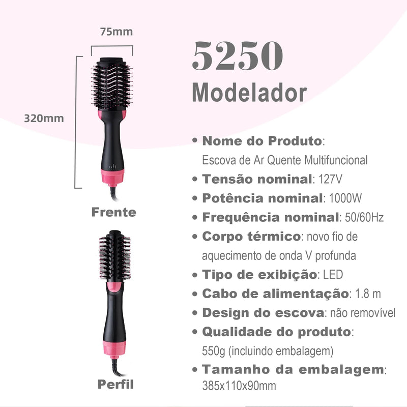 Descubra a Magia da Escova Secadora Modeladora 3 em 1