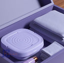 Mini Máquina de Lavar Roupas Portátil Dobrável 10 Litros