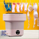 Mini Máquina de Lavar Roupas Portátil Dobrável 10 Litros