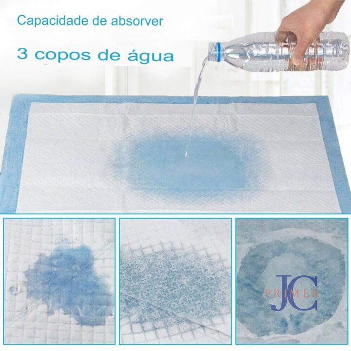 Manta super absorvente higiênico para cães e gatos.