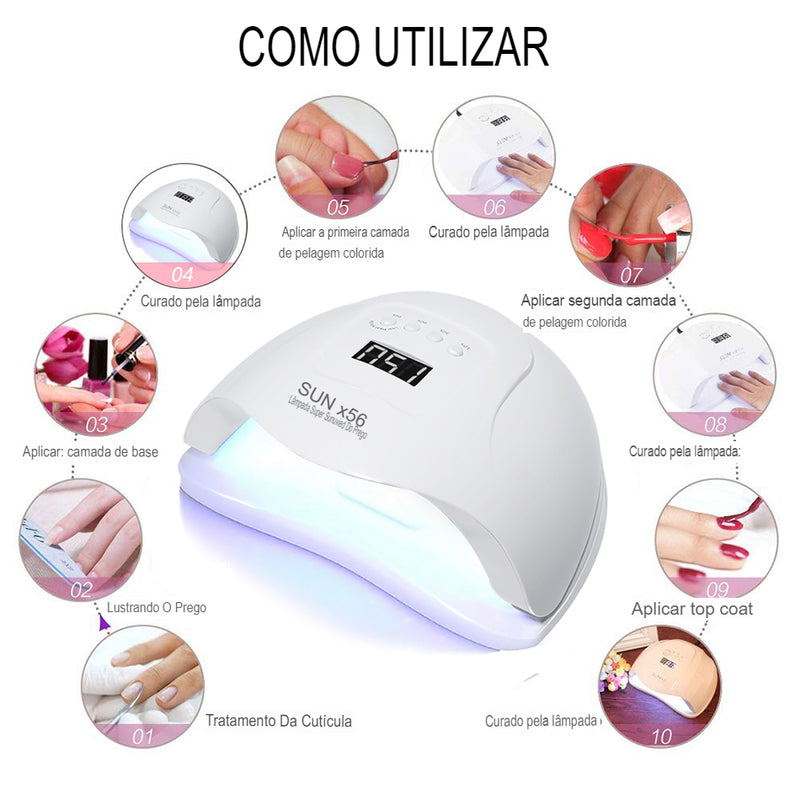 Cabine térmica de Led para Unhas em Gel