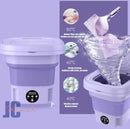 Mini Máquina de Lavar Roupas Portátil Dobrável 10 Litros