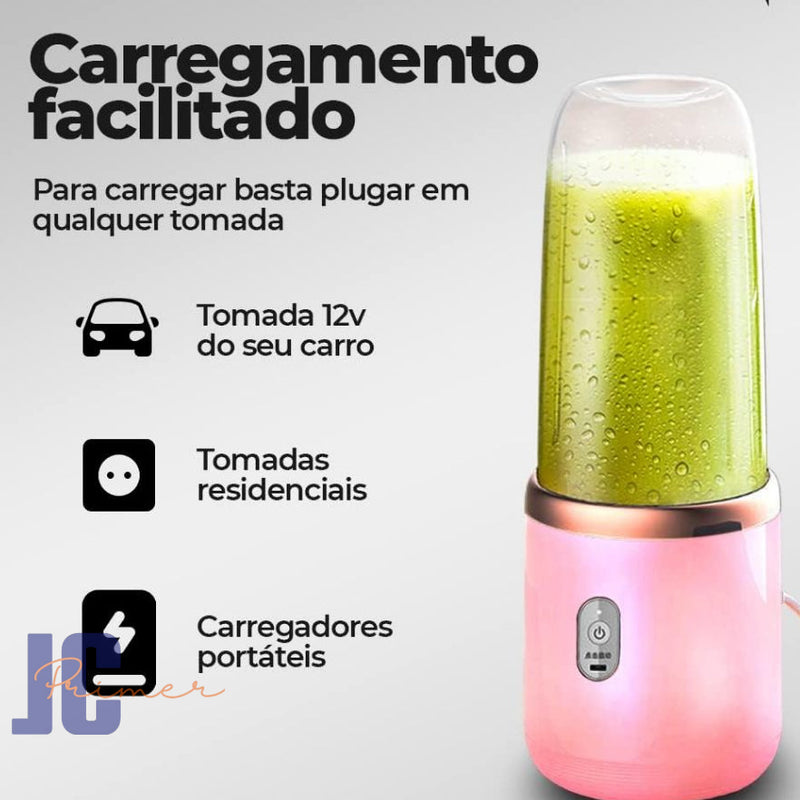 Liquidificador portátil recarregável USB 400ML