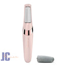 Lixadeira elétrica para pés.  Removedor de calcanhar recarregável. Esfoliante Pele morta Gira 360 ° Conveniente