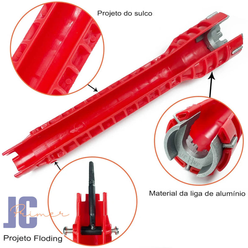 Chave de instalação multifuncional 8 em 1