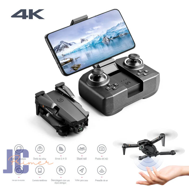 Drone LS-XT6,Drone de controle remoto lente dupla 4k fotografia aérea quatro eixos aeronave longa resistência alta definição dobrável