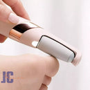 Lixadeira elétrica para pés.  Removedor de calcanhar recarregável. Esfoliante Pele morta Gira 360 ° Conveniente