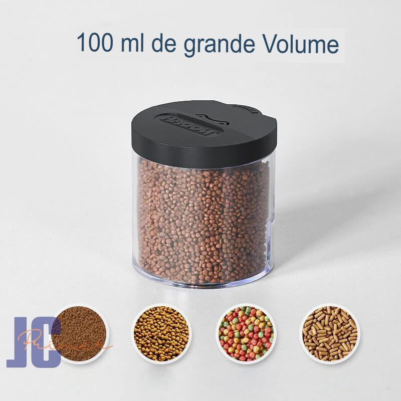 Alimentador automático para aquários com temporizador inteligente 100ml