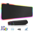 Mouse PAD Gamer LED RGB 7 Cores Tamanho Grande 80x30cm USB