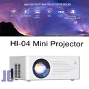 Mini Projector For iPhone Portable 4K HD 1080 Projector 5G WiFi/Bluetooth para iOS/Android/PC/TV Stick/HDMI/AV/USB Indoor Outdoor