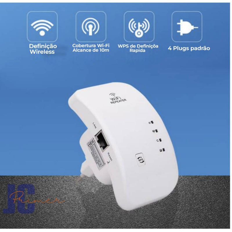 Repetidor De Sinal Amplificador Wireless Wi-fi 300mbps