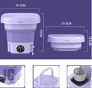 Mini Máquina de Lavar Roupas Portátil Dobrável 10 Litros