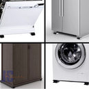 Base de Apoio com rodinhas Regulável Lavadora, Fogão, Geladeira