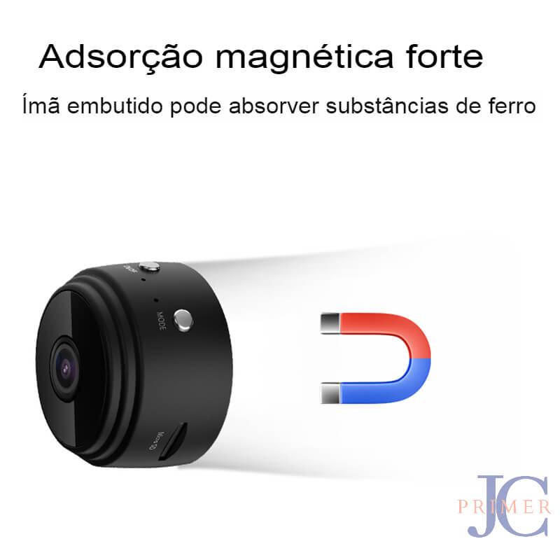 Mini Câmera Original 1080P WiFi Monitoramento Segurança Proteção Com Movimento Noite Versão Câmeras de Vigilância Sem Fio Novas 2024